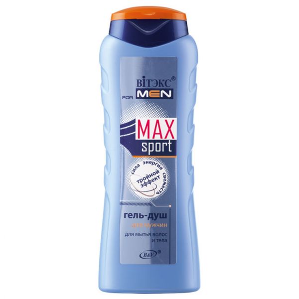 Vitex FOR MEN MAX Sport Shower gel for washing hair and body 400ml